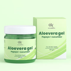 Papaya + cucumber Aloevera gel-100 gm
