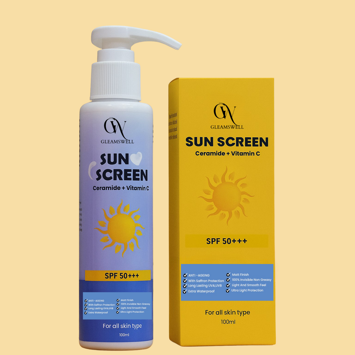 Ceramide + Vitamin C SunScreen SPF 50+++  - 100 ml